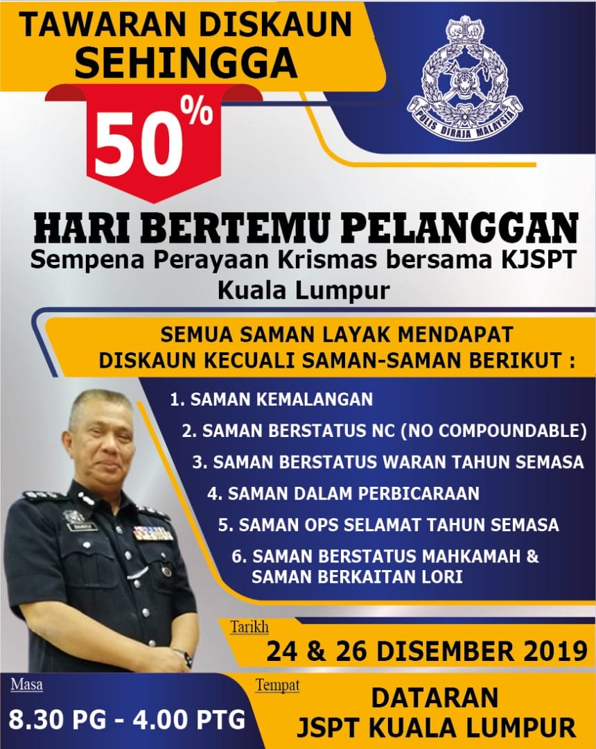 Traffic KL JSPT KL Facebook That's a lot of discount